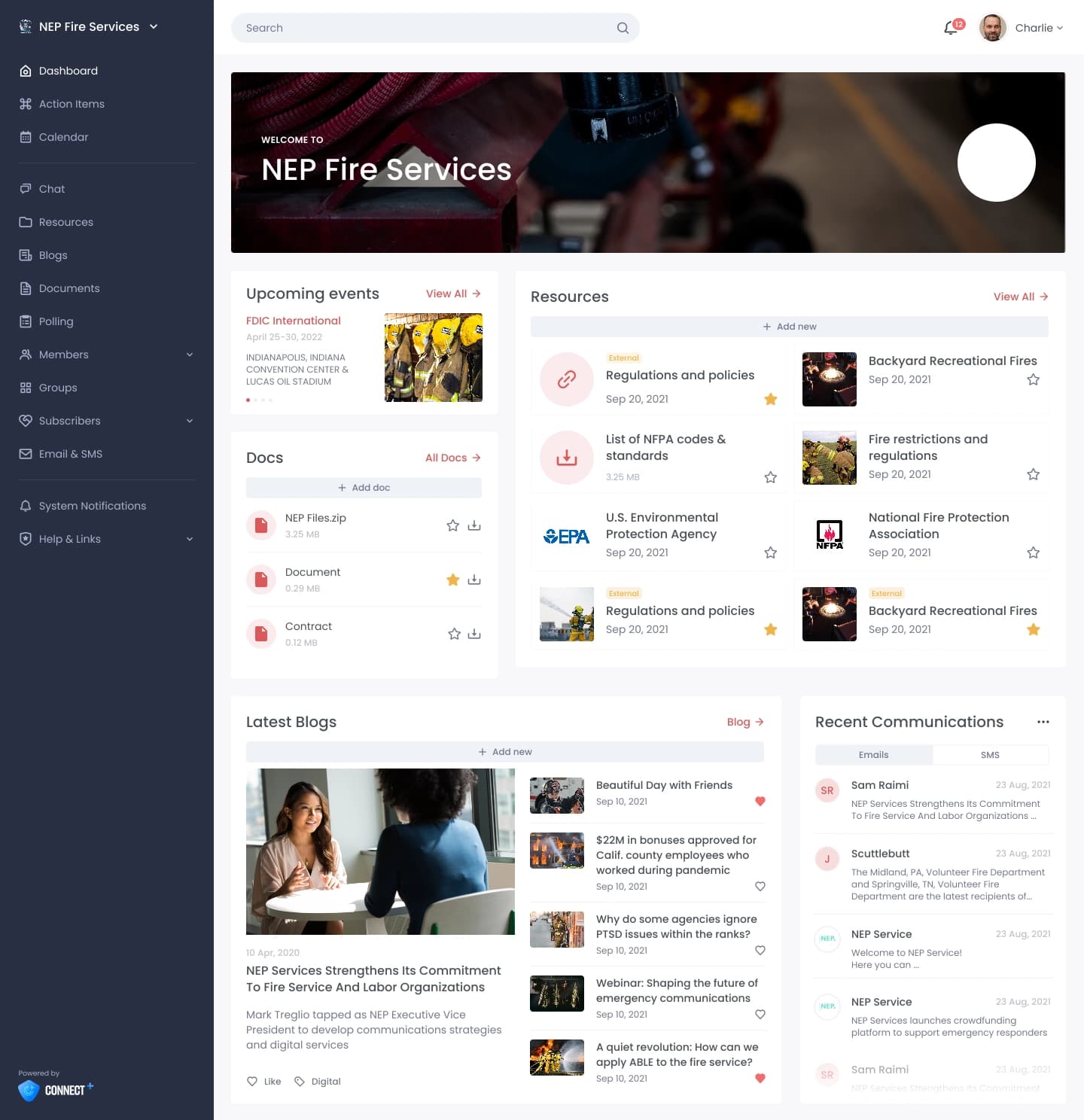 Union Management Platform UI/UX - Screenshot 1