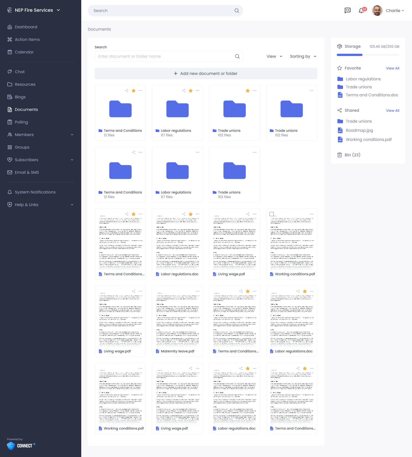 Union Management Platform UI/UX - Screenshot 2